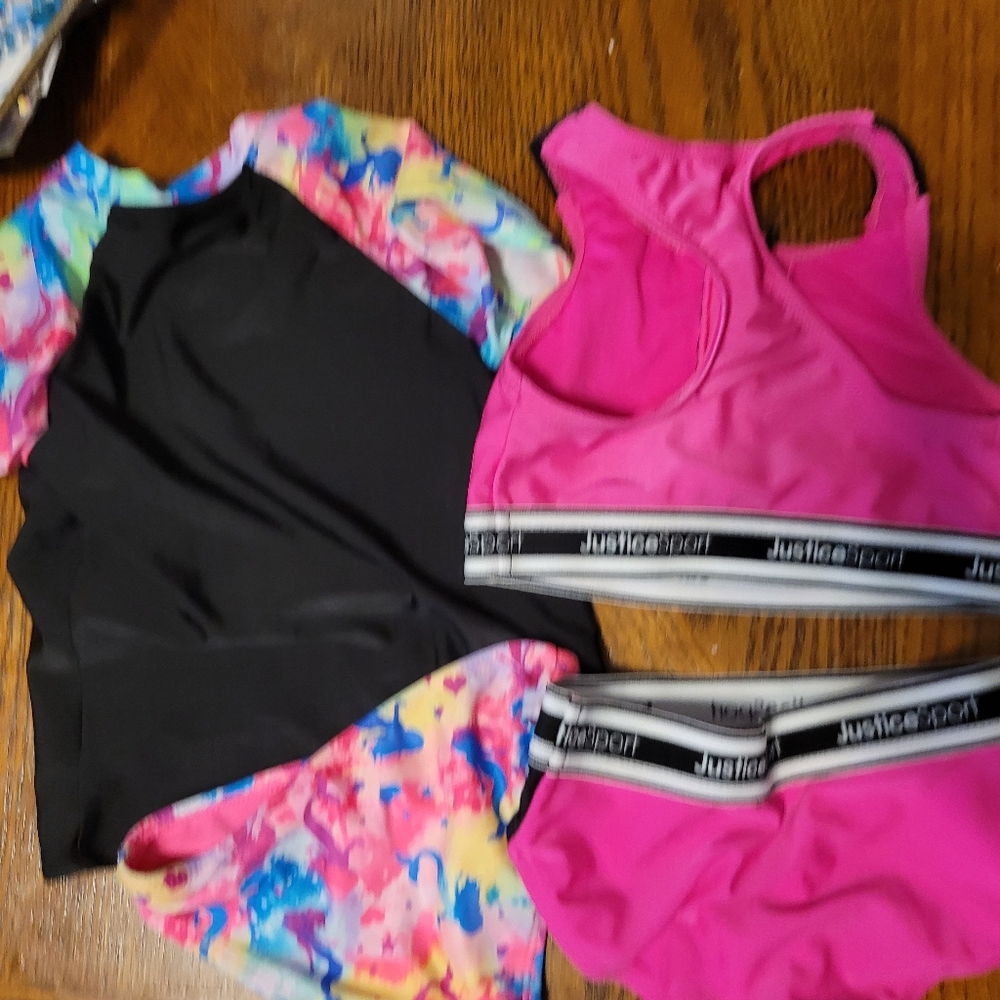 Lot if two girls size 4/5 bikinis.